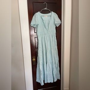 Anthropologie Somerset Linen Edition Dress